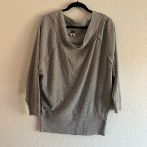 Free People We The Free grey sweater cowl neck
